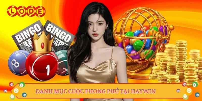 Danh mục cược phong phú tại Haywin